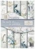 Zestaw kreatywny na papierze ryżowym - kraina lodowej porcelany*Creative set on rice paper - The world of ice porcelain